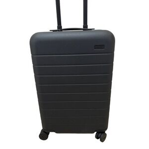 AWAY Carry-On Suitcase Black Hard Shell Spinner Luggage TSA Lock Cabin Bag